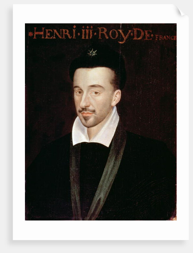Portrait of Henri III by French School