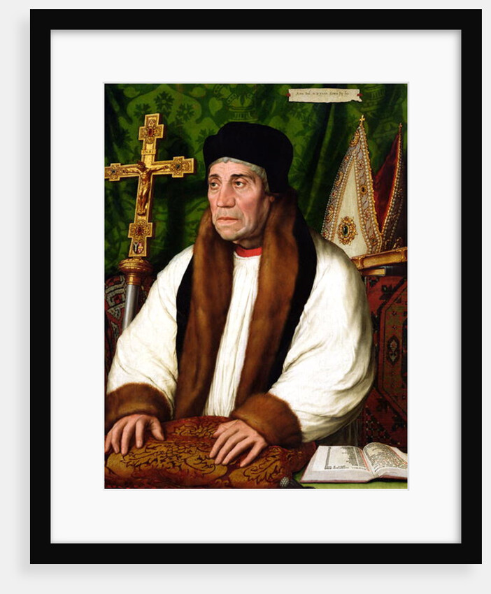 Portrait of William Warham Archbishop of Canterbury, 1527 by Hans Holbein the Younger