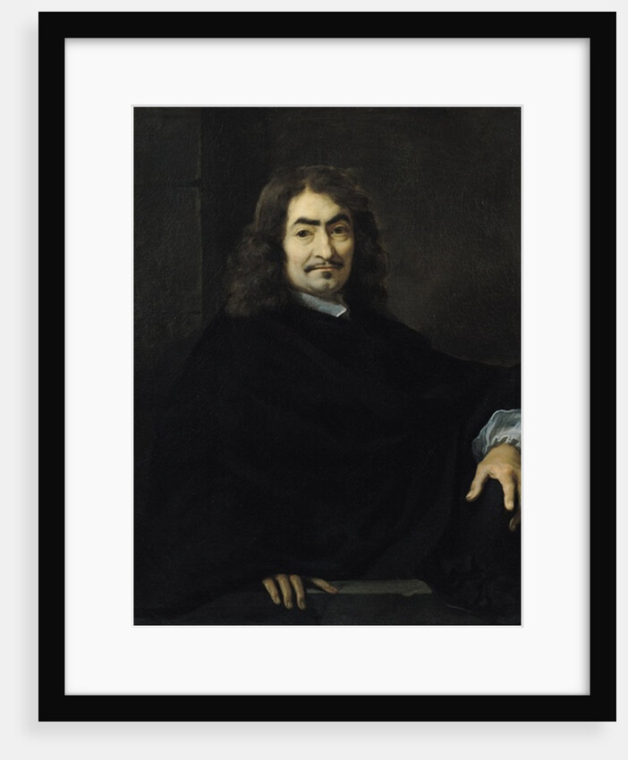 Portrait, presumed to be Rene Descartes by Sebastien Bourdon