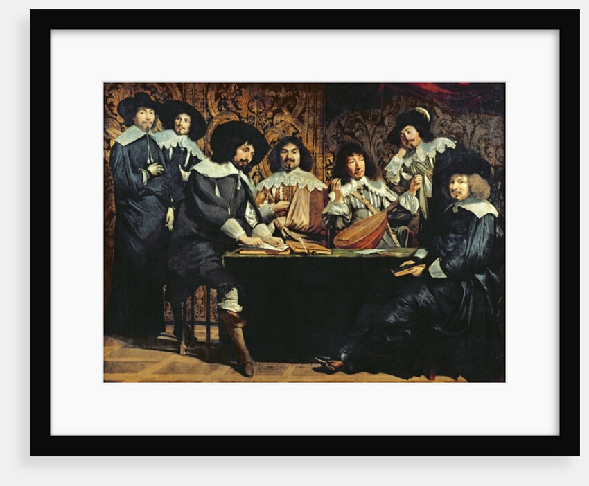 The Academy, or The Amateurs' Meeting, c.1640 by Mathieu Le Nain