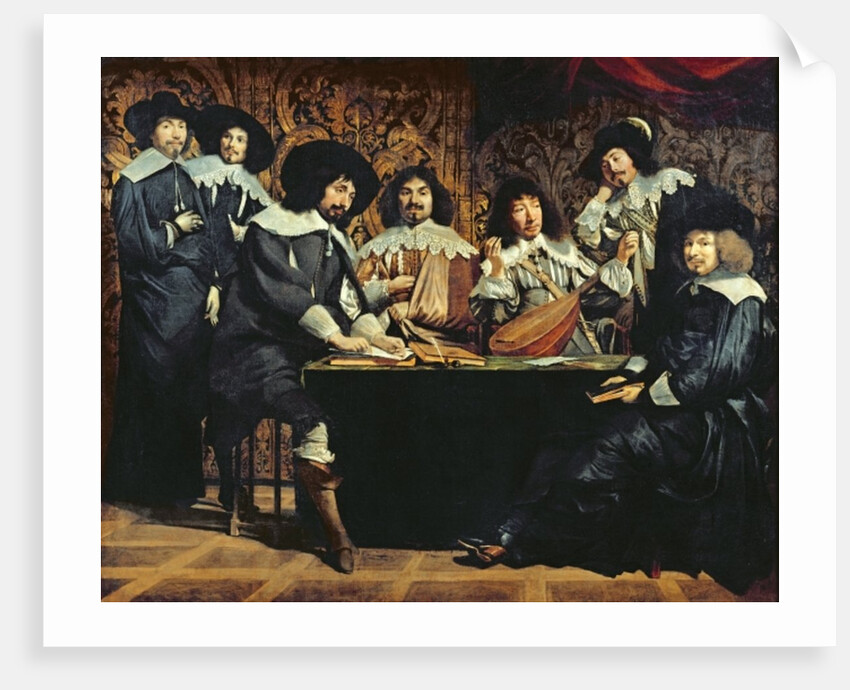 The Academy, or The Amateurs' Meeting, c.1640 by Mathieu Le Nain