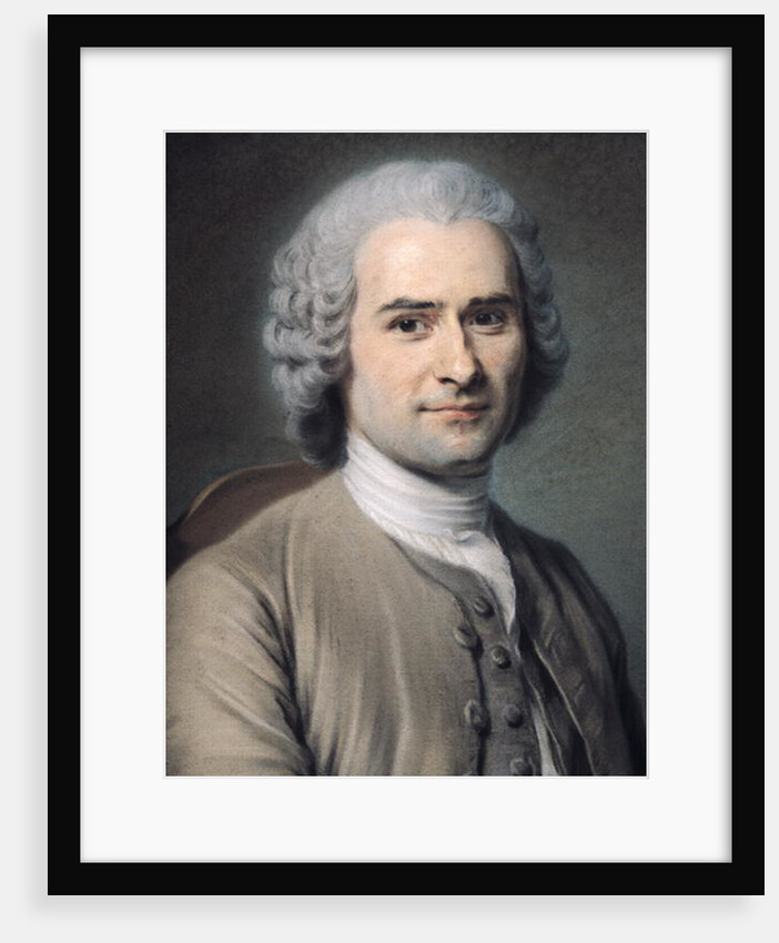 Jean Jacques Rousseau, 18th century by Maurice Quentin de la Tour