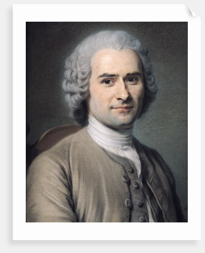 Jean Jacques Rousseau, 18th century by Maurice Quentin de la Tour