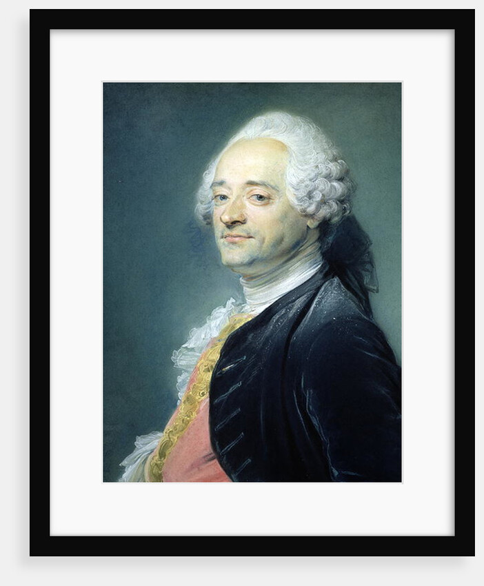Portrait of Maurice Quentin de la Tour, 1750 by Jean-Baptiste Perronneau