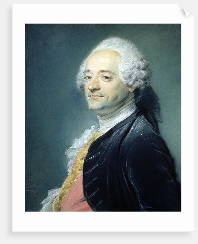 Portrait of Maurice Quentin de la Tour, 1750 by Jean-Baptiste Perronneau