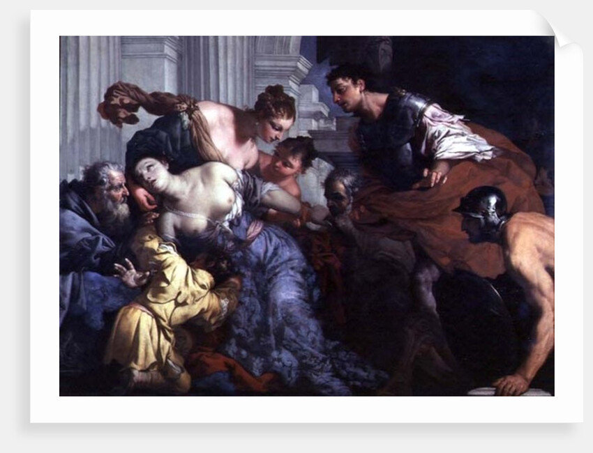 The Death of Lucretia, 17th century by Antonio Zanchi