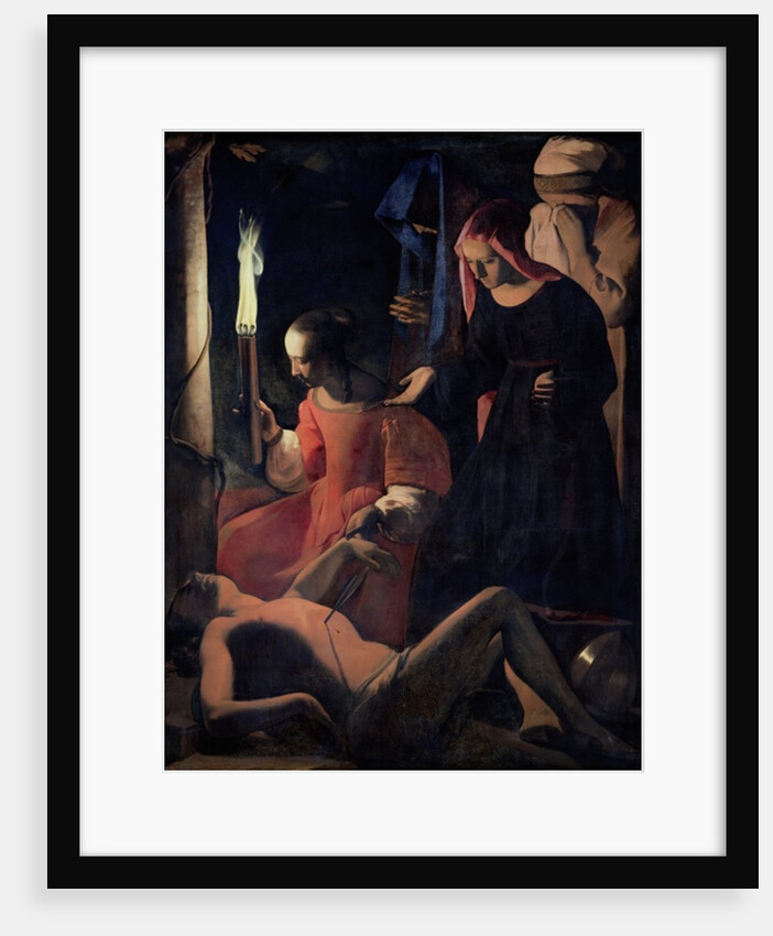 St. Sebastian Tended by St. Irene by Georges de la Tour