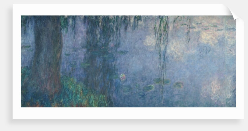 Waterlilies: Morning with Weeping Willows by Claude Monet