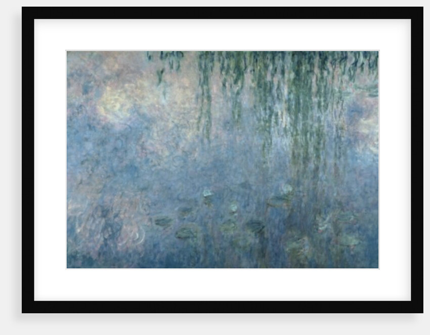 The Water Lilies, Clear Morning with Willows, 1914-18 by Claude Monet