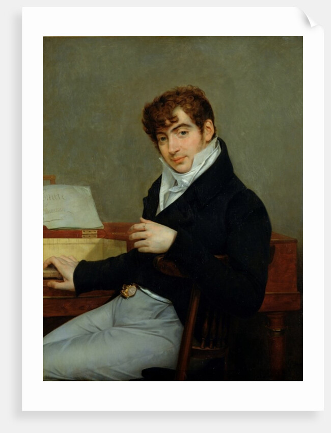 Portrait of Pierre Zimmermann 1808 by Baron Antoine Jean Gros