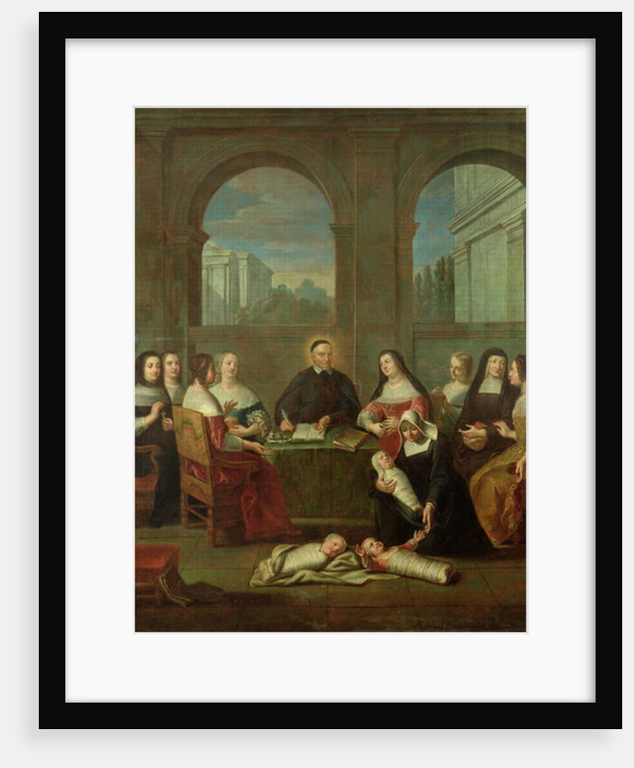 St. Vincent de Paul and the Sisters of Charity, c.1729 by Jean Andre
