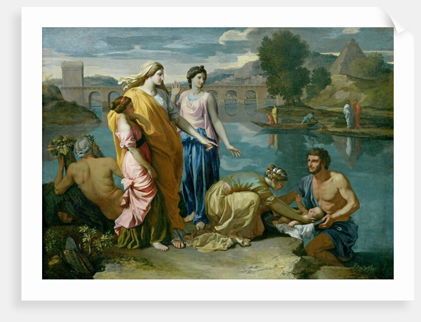The Finding of Moses, 1638 by Nicolas Poussin