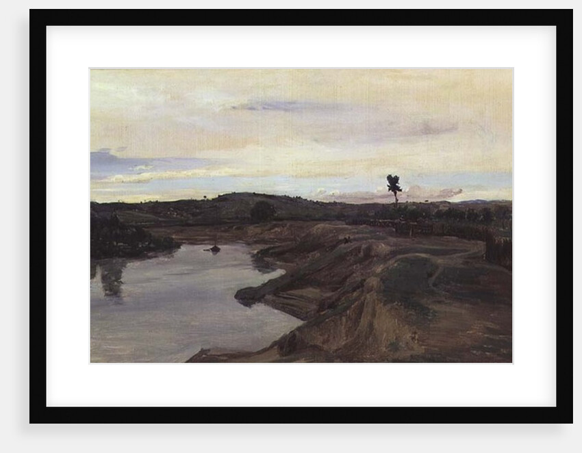 The Promenade du Poussin or, Roman Campagna, c.1826-28 by Jean Baptiste Camille Corot