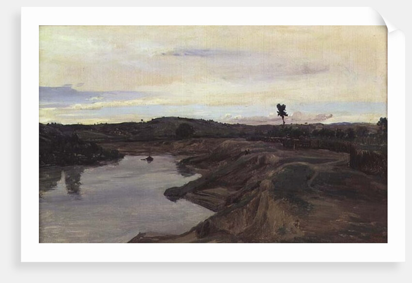 The Promenade du Poussin or, Roman Campagna, c.1826-28 by Jean Baptiste Camille Corot