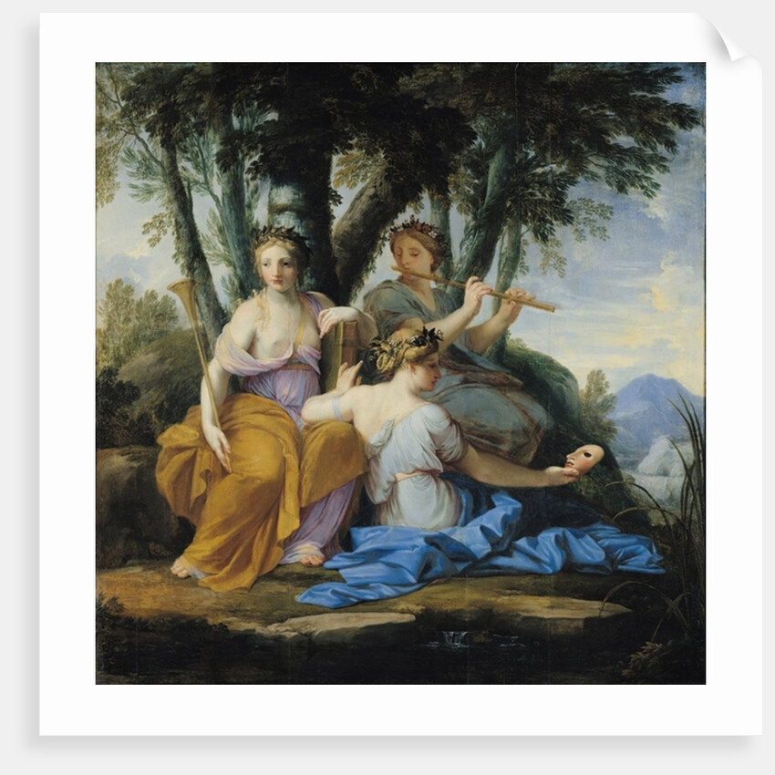 The Muses, Clio, Euterpe and Thalia, c.1652-55 by Eustache Le Sueur