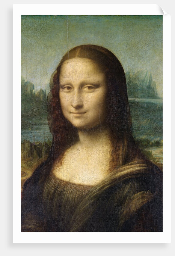 Detail of the Mona Lisa, detail, c.1503-6 by Leonardo da Vinci