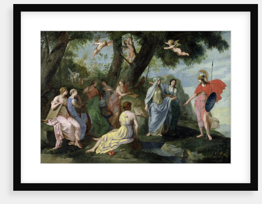 Minerva with the Muses by Jacques Stella