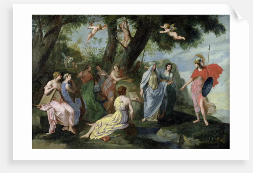 Minerva with the Muses by Jacques Stella