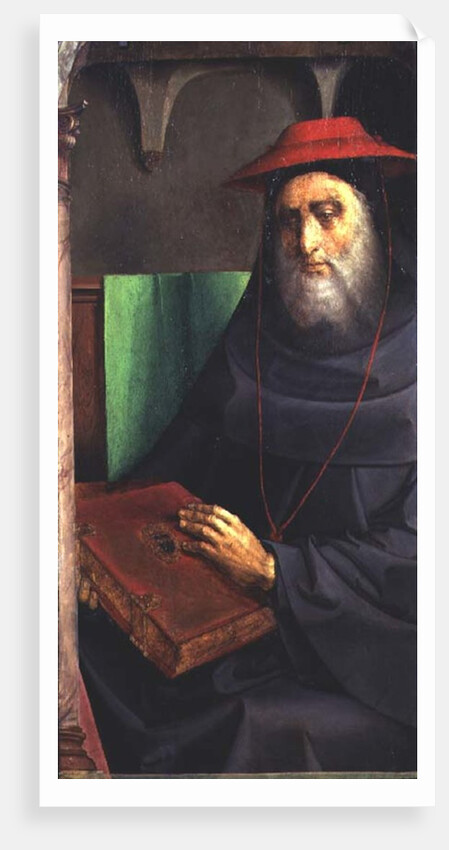 Portrait of Cardinal Bessarion c.1475 by Joos van Gent