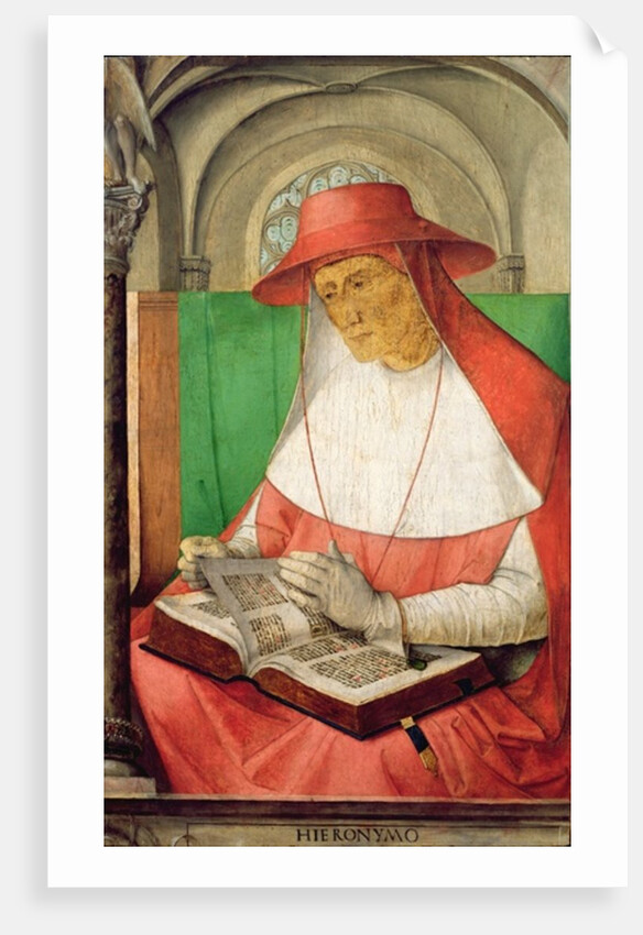 Portrait of St. Jerome c.1475 by Joos van Gent