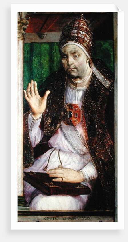 Portrait of Sixtus IV c.1475 by Joos van Gent (fl.1460-75)