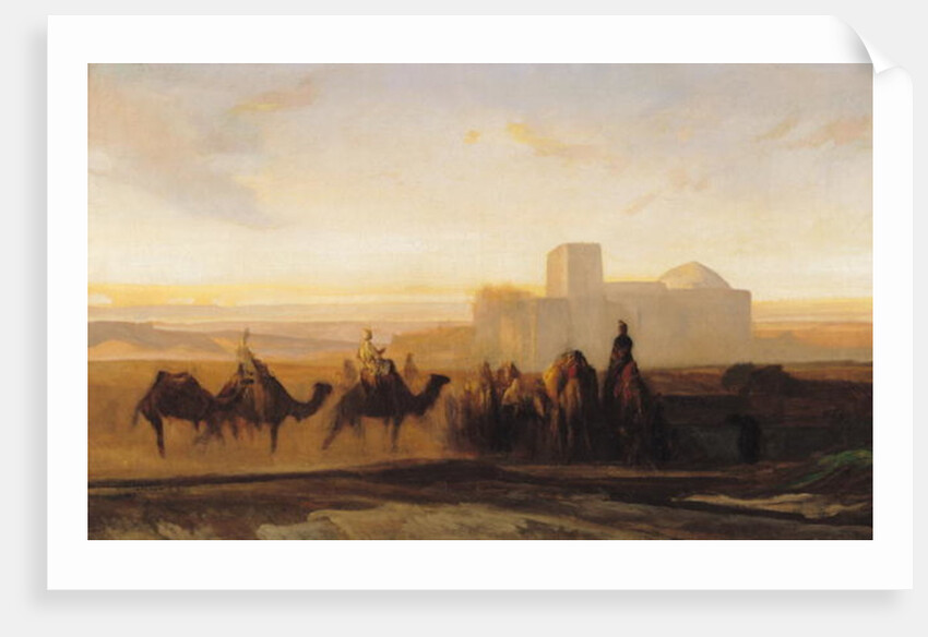 The Caravan by Alexandre Gabriel Decamps