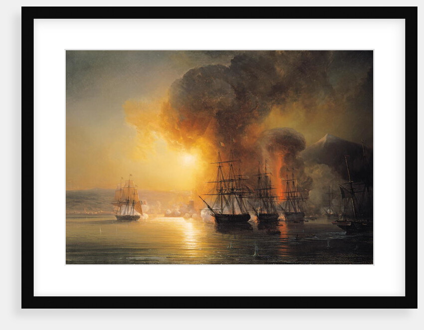 Capture of the Fort of Saint-Jean-d'Ulloa on 23rd November 1838, 1839 by Jean Antoine Theodore Gudin