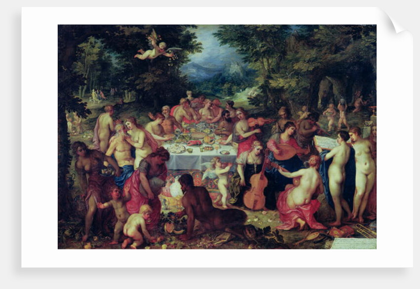 The Banquet of the Gods by Hendrik van the Elder Balen