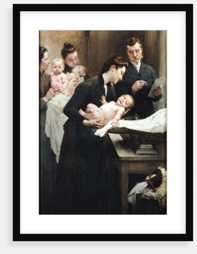 The Drop of Milk in Belleville: Doctor Variot's Surgery, The Weighing Session, 1903 by Henri Jules Jean Geoffroy