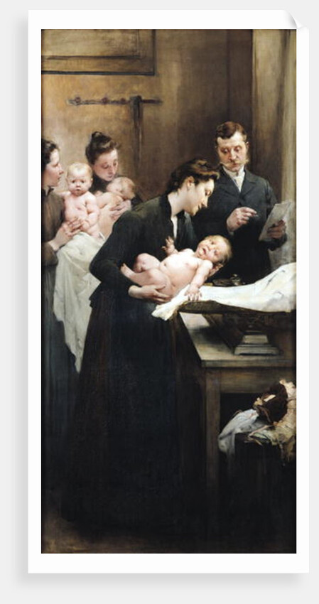 The Drop of Milk in Belleville: Doctor Variot's Surgery, The Weighing Session, 1903 by Henri Jules Jean Geoffroy