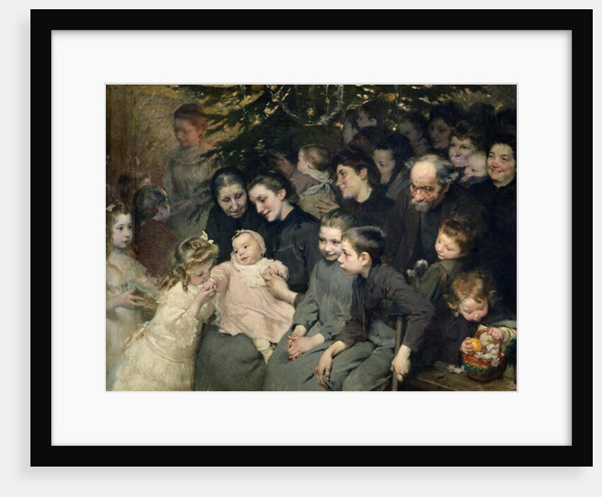 The Drop of Milk in Belleville: The Christmas Tree at the Dispensary, 1908 by Henri Jules Jean Geoffroy