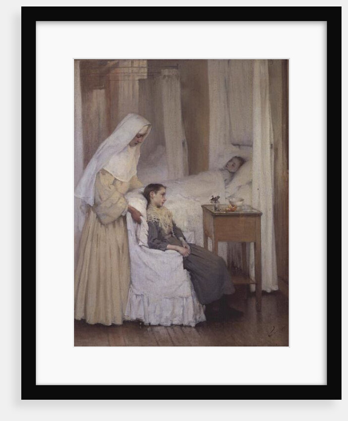 At Notre-Dame du Perpetuel Bon Secours Hospital, 1903 by Henri Jules Jean Geoffroy