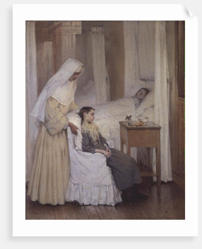 At Notre-Dame du Perpetuel Bon Secours Hospital, 1903 by Henri Jules Jean Geoffroy