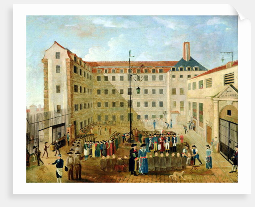 Shackling the Prisoners at Bicetre, 1791 by Louis Leopold Boilly