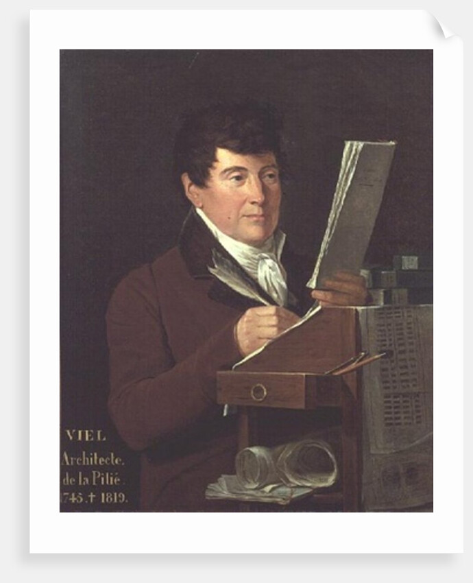 Portrait of Charles Francois Viel 1811 by Francois Dumont