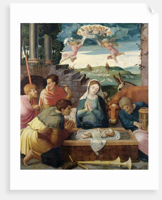 Adoration of the Shepherds, Champagne School, c.1520-30 by French School