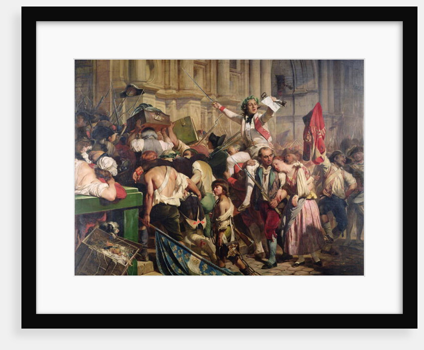 The Conquerors of the Bastille before the Hotel de Ville in 1789, 1839 by Hippolyte Delaroche