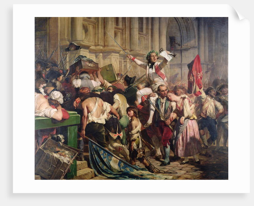 The Conquerors of the Bastille before the Hotel de Ville in 1789, 1839 by Hippolyte Delaroche