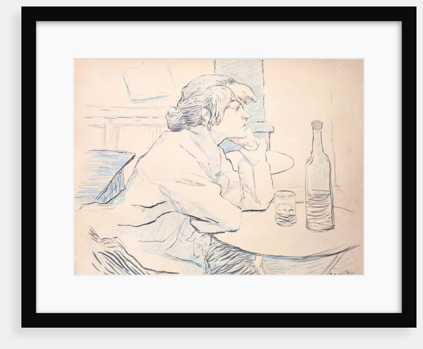 Woman Drinker, or The Hangover, 1889 by Henri de Toulouse-Lautrec