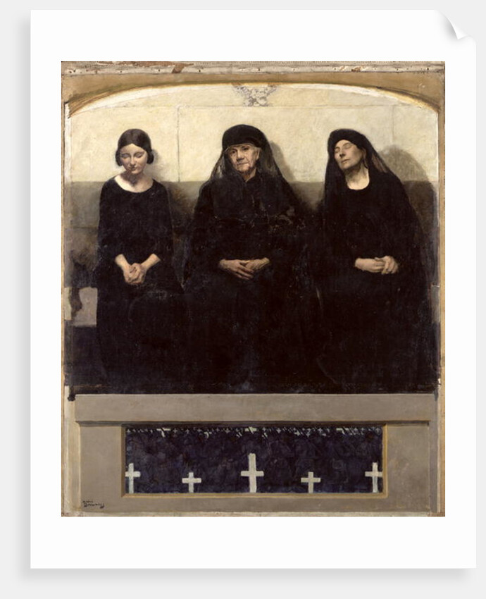 Three Women Grieving for a Lost One by Andre Devambez