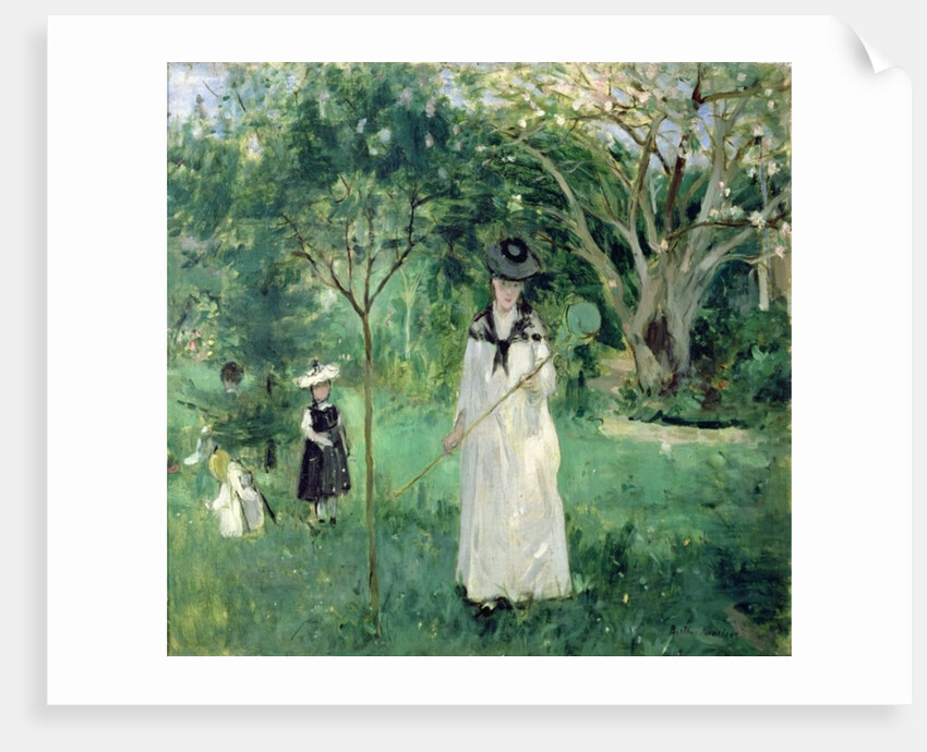 The Butterfly Hunt, 1874 by Berthe Morisot