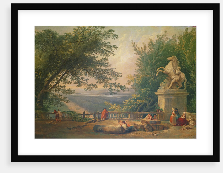 Terrace Ruins in a Park, c.1780 by Hubert Robert