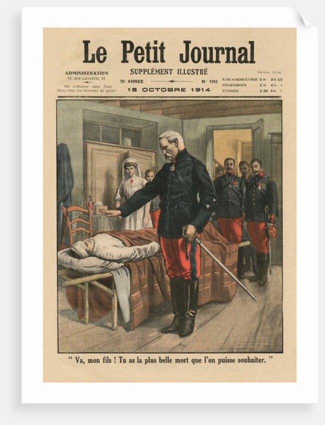 Go, my son, you've got the most beautiful death than one can wish by French School