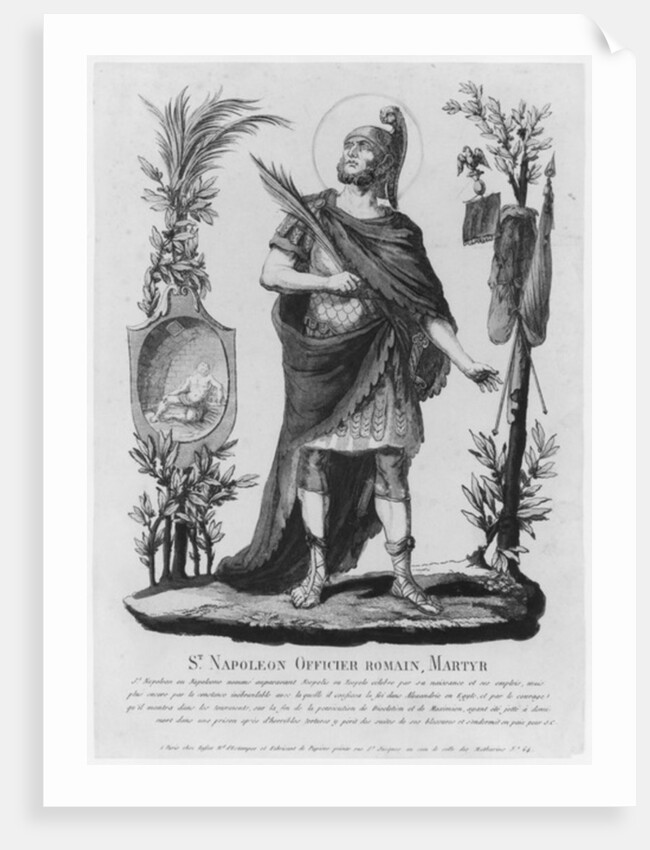 St. Napoleon, Roman Officer and Martyr by French School