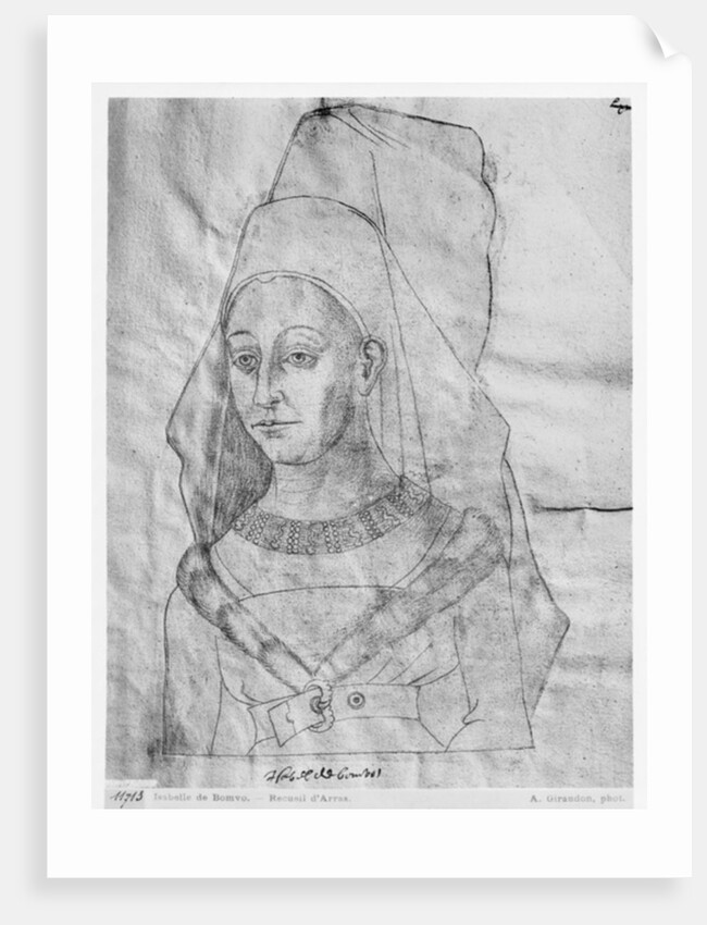 Isabella of Bourbon, Countess of Charolais, second wife of Charles the Bold, Count of Charolais and Duke of Burgundy by Flemish School