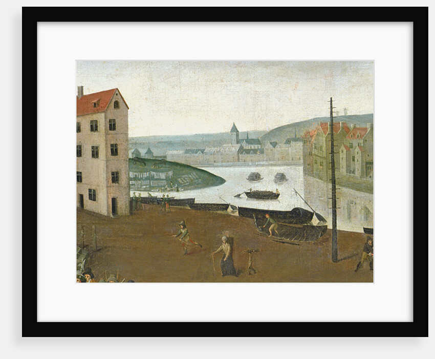 The Ile Notre-Dame, Paris, 1590-3 by French School