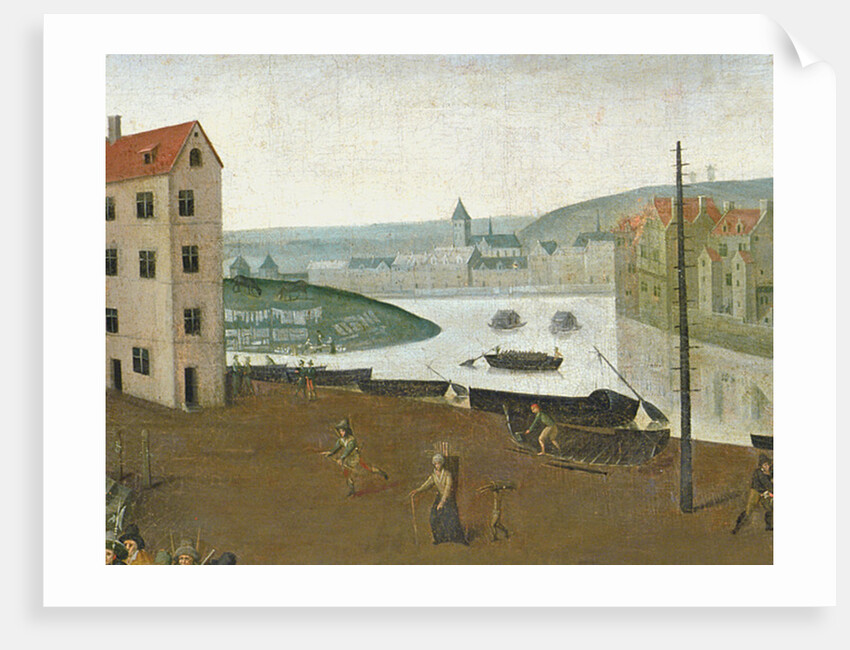 The Ile Notre-Dame, Paris, 1590-3 by French School