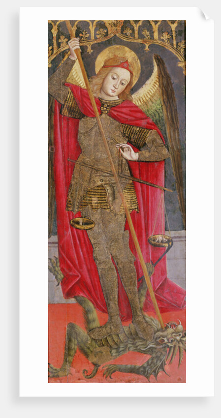 St. Michael slaying the dragon by Jean Mirailhet