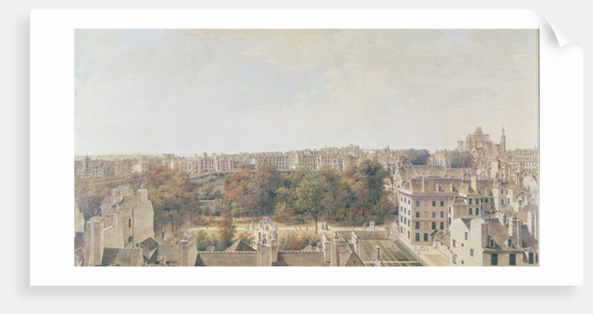 View of Paris from the Belvedere of M. Fornelle, rue des Boulangers, 1787 by Louis-Nicolas de Lespinasse