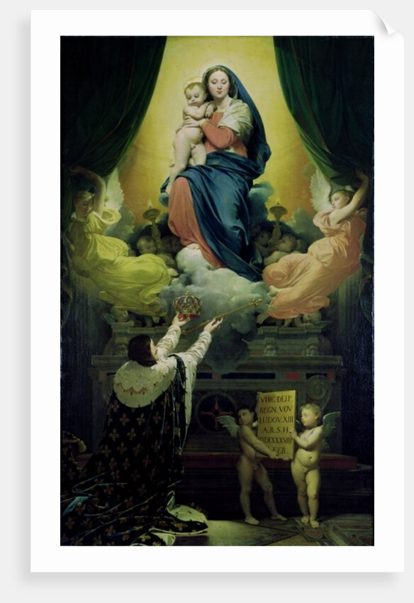 The Vow of Louis XIII, 1824 by Jean Auguste Dominique Ingres